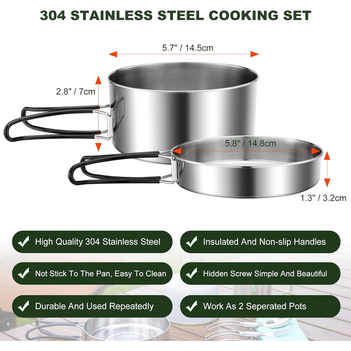 Посуд для кемпінгу