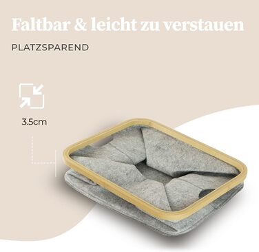 Кошики для зберігання, сумісні з IKEA Полиця KALLAX - Кошик для зберігання деревини Невеликий антрацит - Коробка для зберігання Полиця Кошик для зберігання - Паперовий ящик Кошик з фетру Складний кошик для білизни (40 л, фетр світло-сірий)