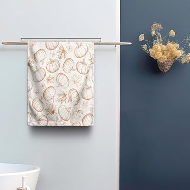 Різдвяні кухонні рушники Kwlegh, рушник для рук, різдвяна ялинка, цукерка-тростина, сніжинка, рушник для пальців, набір з 2 шт. , милий чоловічий банний рушник, високопоглинаючі рушники, 36 x (осінь-гарбуз-клен-ab)