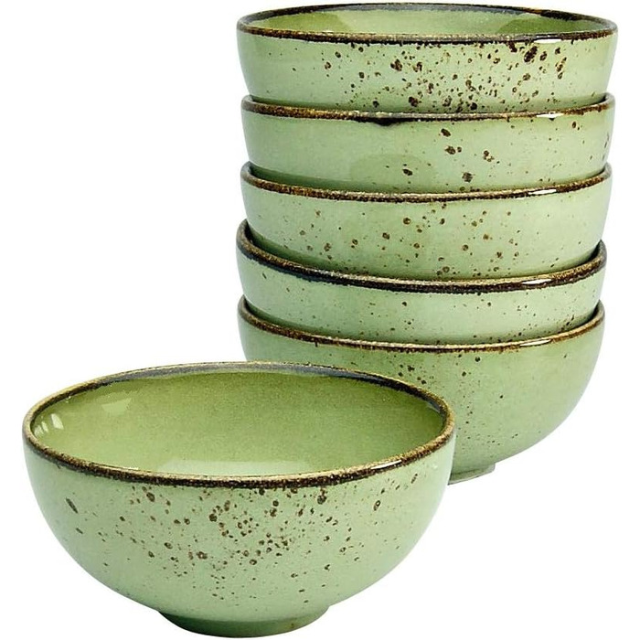 Набор из 6 пиал для соусов 11,5 см, зеленый Nature Collection Creatable