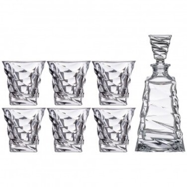 Casablanca Whiskey Set 1+6 Бокалы 8697 BOHEMIA