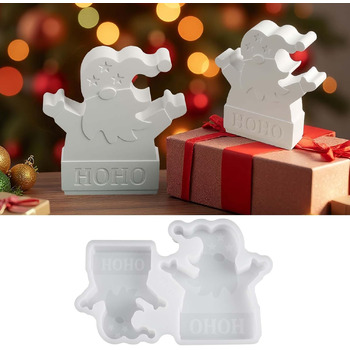 И силіконова форма ялинка форми для лиття ялинки силіконові гіпсові форми для лиття свічок форми для лиття різдвяні силіконові форми ялинка своїми руками (G), 3 шт.