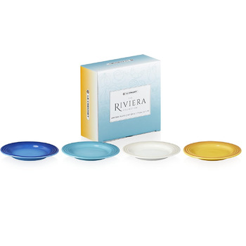 Набір тарілок 17 см різнокольоровий Riviera Le Creuset