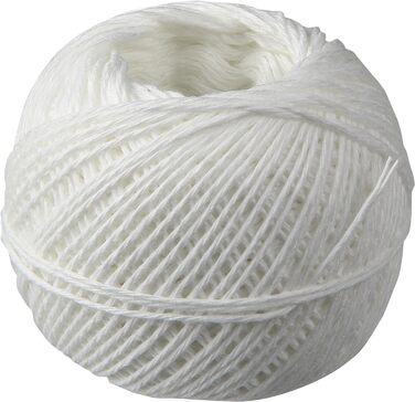 Нитка кухонна 100 м в диспенсері, біла Fackelmann