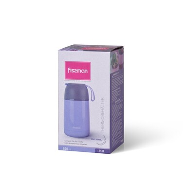Термос для їжі Fissman 620 мл ліловий (9638)