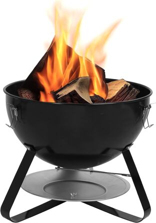 Бочка для барбекю 3 в 1, чорний, 47 см BBQ-Toro