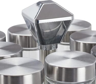 Обертова підставка на 16 баночок для спецій Relaxdays