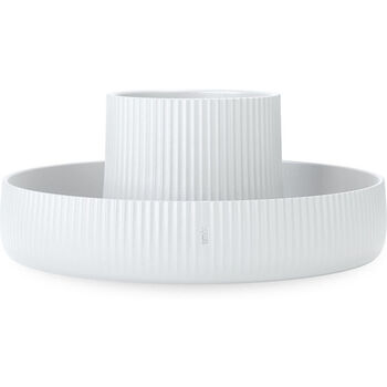 Кашпо 24 х 11 х 24 см біле Fountain Umbra