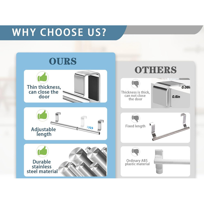 Тримач для рушників 25-40 см LANANUVO