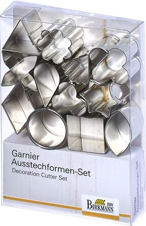 Набір форм для прикраси випічки маленький, 12 шт, Tea Time RBV Birkmann