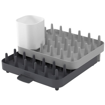 Сушарка для посуду регульована сіра, набір 3 предмета Connect Joseph Joseph