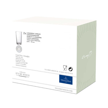 Склянки для лонгдрінков 410 мл, 2 предмета Its my match Villeroy & Boch