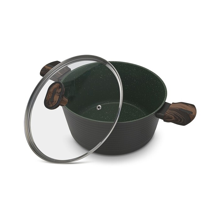 Каструля зі скляною кришкою 24 см 4,6 л CUISINE Fissman