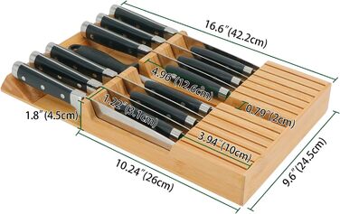 Блок для 12 ножів та 1 мусату для заточування ножів Utoplike