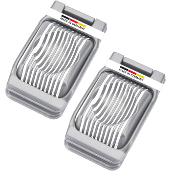 Дровокол для яєць Westmark Duplex Special Dark Edition, ріжучі дроти з нержавіючої сталі з індивідуальним натягом, високоякісне спеціальне покриття, алюміній, 1020226Z (срібло/срібло)