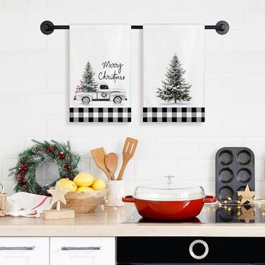 Набір з 4 різдвяних кухонних рушників 45 x 65 см, набір K Ohok