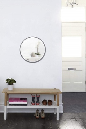 Дзеркало настінне hub Д61 см сіре Umbra