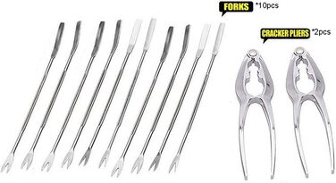 Набір інструментів для морепродуктів з 12 предметів Artcome