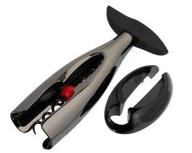 Набір для вина: Штопор і обрізувач фольги GS-300B, чорний Le Creuset