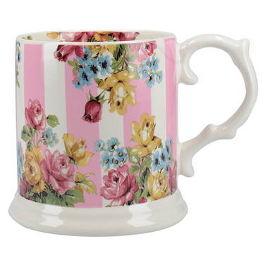 Кухоль для чаю CreativeTops BLOOMING FANCY Stripe, кераміка, 480 мл