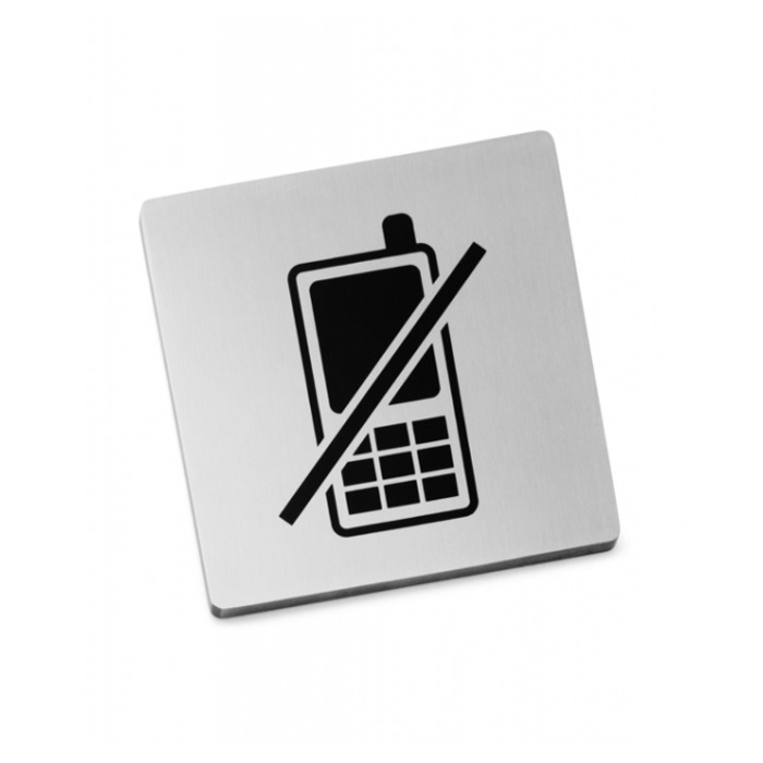 Табличка на дверь — Мобильные запрещены Indici Zack