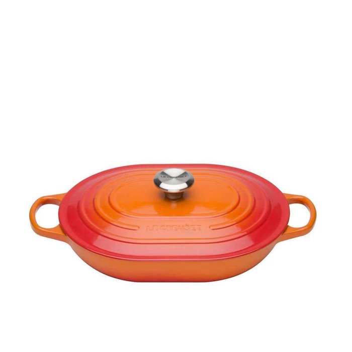 Жаровня 31 см овальна Oblong Flame Le Creuset
