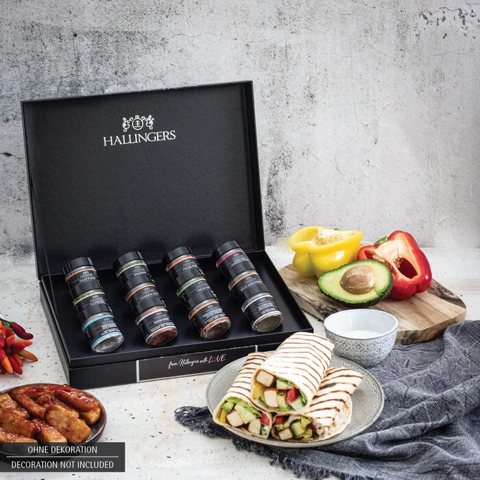 Подарунковий набір спецій ручної роботи, 24 спеції з усього світу (Набір) - Літній подарунок та ідеальний подарунок для барбекю Новий дім, Вітання, Дружба, Одужання, Deluxe Selection 24, 24 спеції (73511) (Класична спеція., 12 спецій (73605)), 24 -