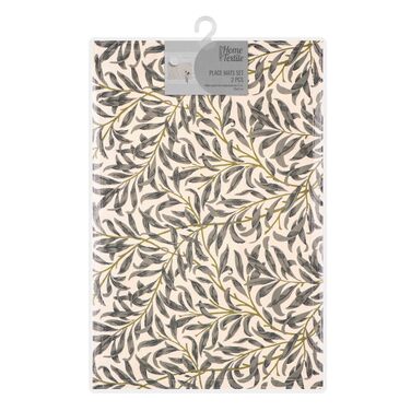 Набір серветок сервірувальних Ardesto Leaves, 30х45см, 2 шт, 90% поліестер, 10% бавовна