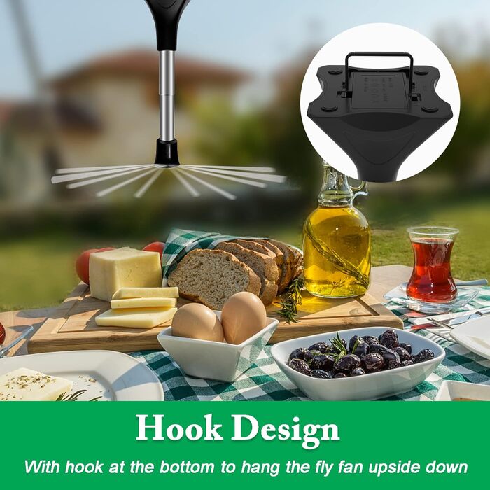 Вентилятор відлякувач мух 3 шт чорний PTHTECHUS