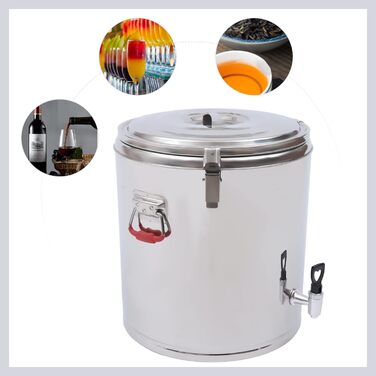 Транспортний термоконтейнер 40 л зі зливним краном LANNADD