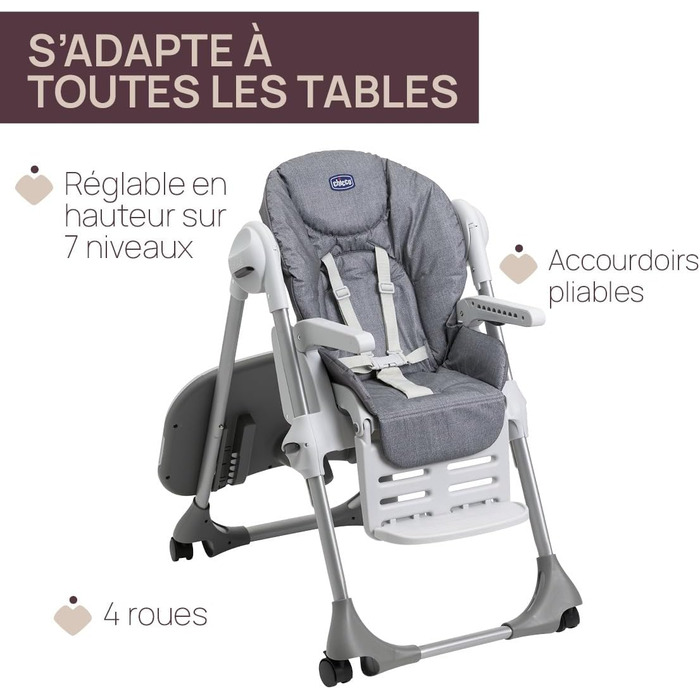 Дитячий стільчик для годування від 6 місяців Chicco