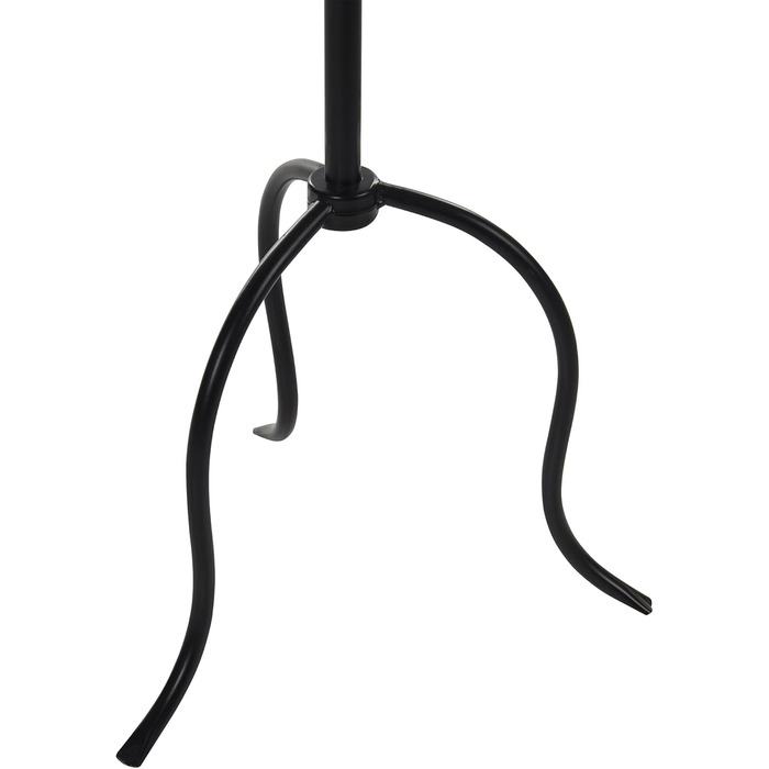 Підсвічник для підлоги з заліза чорного кольору 120 см, сучасний, Almada