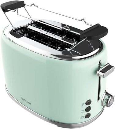 Тостер 980 Вт зелений Toast&Taste 1000 Retro Double Cecotec