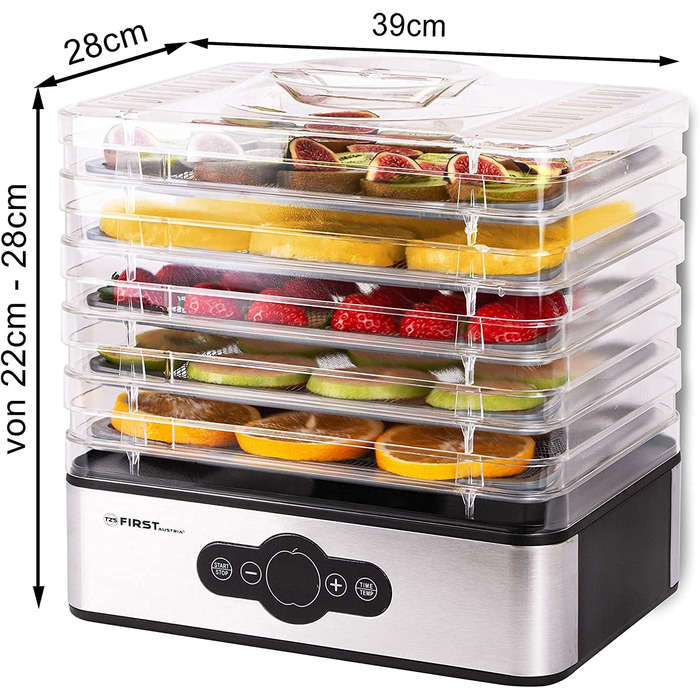 Дегідратор на 5 полиць, 240 Вт TZS First Austria