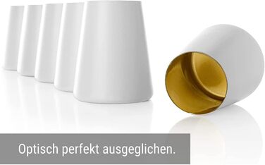 Набір із 6 склянок 380 мл, білий/золотистий Power Stölzle Lausitz