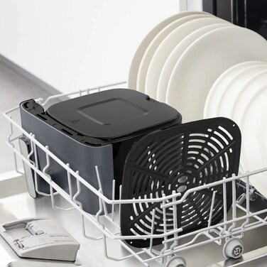 Tefal Мультипечь Easy Fry Mega, 1700Вт, чаша-7.5л, сенсорное управл., 8 программ, пластик, темно-серый