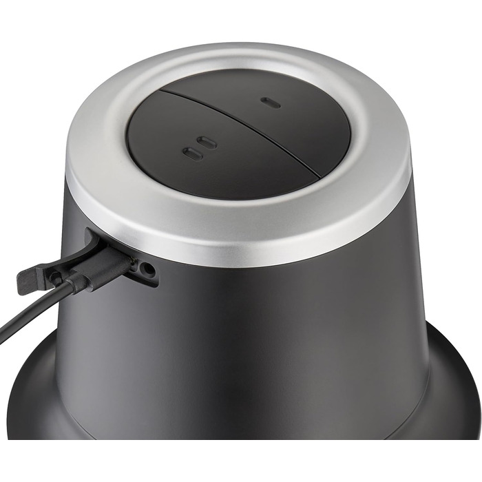 Акумуляторний подрібнювач з 4 лезами з нержавіючої сталі, гнучкий і готовий до використання в будь-якому місці, до 60 хв. Час роботи, 2 300 об/хв, універсальні аксесуари