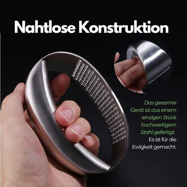 Часниковий прес з нержавіючої сталі 11 x 5 см CLOVE Kitchenware