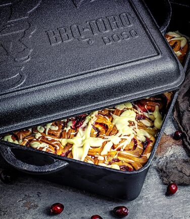 Голландская жаровня 9,5 л с крышкой-сковородой BBQ-Toro