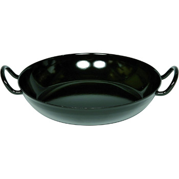 Сковорода для гурманів 30, CLASSIC - ЧОРНА ЕМАЛЬ, діаметр 30 см, висота 7,9 см, емаль, чорна, сковорода для подачі, сковорода для гурманів, індукційна, 0603-022