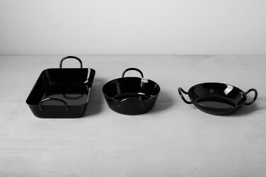 Сковорода 37 x 22 см, чорний Riess