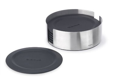 Підставка під кружку набір 6 предметів, чорний Lareto Blomus