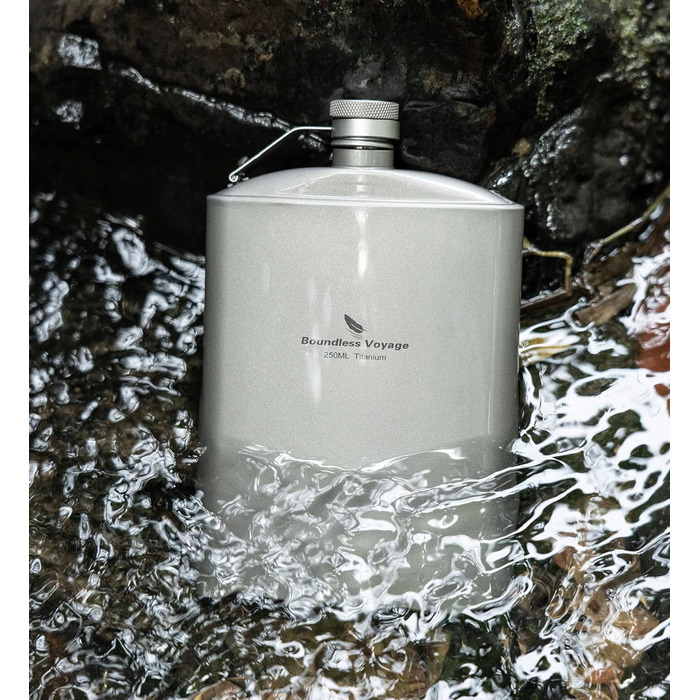 Титановая фляга для бедра Boundless Voyage