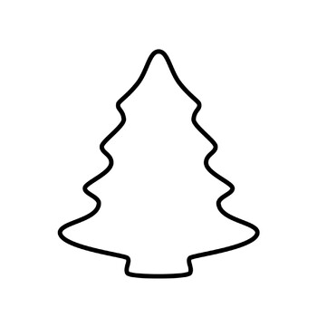 Формочка для печива металева Різдвяна ялинка 7 см Kaiser