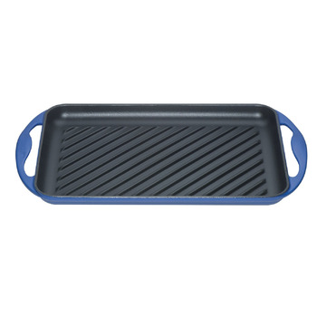 Сковорода гриль прямокутна 32 см, синій марсель Le Creuset