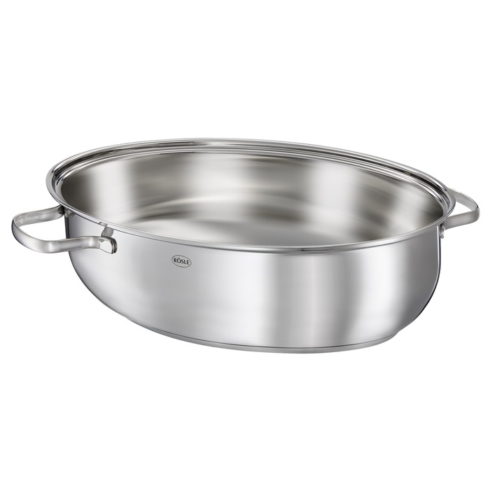 Жаровня овальна з кришкою з антипригарним покриттям ProCeraPlus Pureelements Rosle