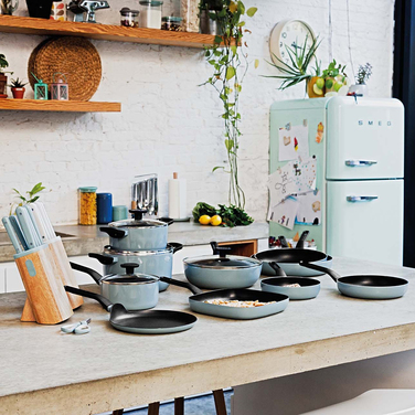 Набор посуды с антипригарным покрытием LEO SLATE, 7 предметов Berghoff