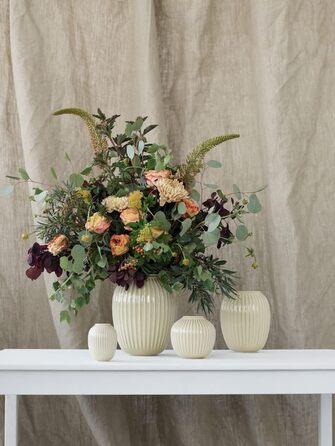 Ваза Hammershøi данський дизайн для квітів ручної роботи, біла (H10,5 см, біла)