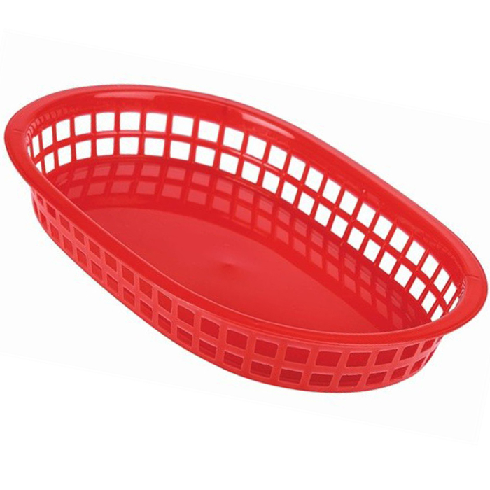 Корзинка, 27.5*17.5 см, красная, GenWare