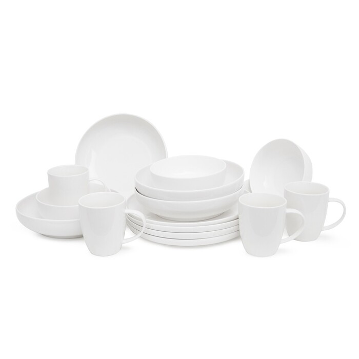 Набор посуды Fissman 16 предметов HORECA фарфор (6358)